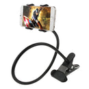 HAWEEL Flexible Long Arm Lazy Bracket Holder with Clamping Base, For iPhone, Galaxy, Sony, Lenovo, HTC, Huawei, and other Smartphones(Black)