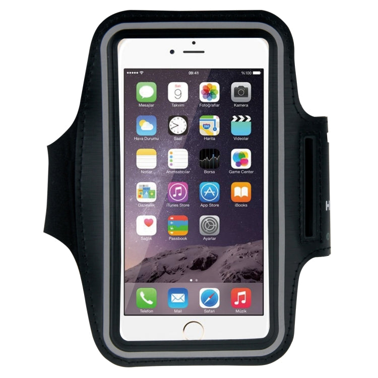 HAWEEL Sport Armband Case with Earphone Hole & Key Pocket, For iPhone XS, iPhone XS Max, iPhone X, iPhone 8 Plus & 7 Plus, iPhone 6 Plus, Galaxy S9+ / S8+ / S6 / S5(Black)