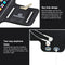 HAWEEL Sport Armband Case with Earphone Hole & Key Pocket, For iPhone XS, iPhone XS Max, iPhone X, iPhone 8 Plus & 7 Plus, iPhone 6 Plus, Galaxy S9+ / S8+ / S6 / S5(Black)