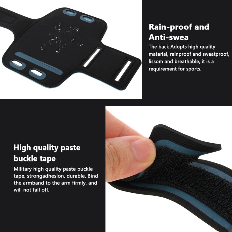 HAWEEL Sport Armband Case with Earphone Hole & Key Pocket, For iPhone XS, iPhone XS Max, iPhone X, iPhone 8 Plus & 7 Plus, iPhone 6 Plus, Galaxy S9+ / S8+ / S6 / S5(Black)