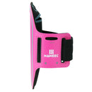 HAWEEL Sport Armband Case with Earphone Hole & Key Pocket, For iPhone XS, iPhone XS Max, iPhone X, iPhone 8 Plus & 7 Plus, iPhone 6 Plus, Galaxy S9+ / S8+ / S6 / S5(Magenta)