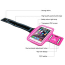 HAWEEL Sport Armband Case with Earphone Hole & Key Pocket, For iPhone XS, iPhone XS Max, iPhone X, iPhone 8 Plus & 7 Plus, iPhone 6 Plus, Galaxy S9+ / S8+ / S6 / S5(Magenta)