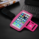 HAWEEL Sport Armband Case with Earphone Hole & Key Pocket, For iPhone XS, iPhone XS Max, iPhone X, iPhone 8 Plus & 7 Plus, iPhone 6 Plus, Galaxy S9+ / S8+ / S6 / S5(Magenta)