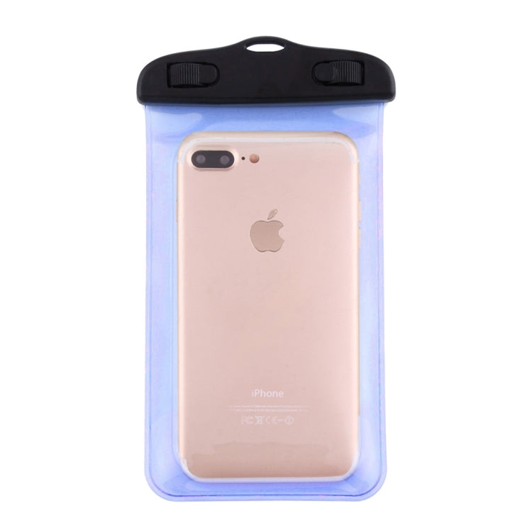 HAWEEL Transparent Universal Waterproof Bag with Lanyard for iPhone, Galaxy, Huawei, Xiaomi, LG, HTC and Other Smart Phones(Blue)