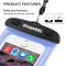 HAWEEL Transparent Universal Waterproof Bag with Lanyard for iPhone, Galaxy, Huawei, Xiaomi, LG, HTC and Other Smart Phones(Blue)