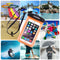 HAWEEL Transparent Universal Waterproof Bag with Lanyard for iPhone, Galaxy, Huawei, Xiaomi, LG, HTC and Other Smart Phones(Blue)