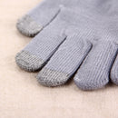 HAWEEL Three Fingers Touch Screen Gloves for Kids, For iPhone, Galaxy, Huawei, Xiaomi, HTC, Sony, LG and other Touch Screen Devices(Grey)
