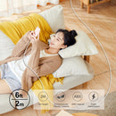 HAWEEL 2m USB-C / Type-C to USB 2.0 Data & Charging Cable(White)