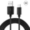HAWEEL 3m USB-C / Type-C to USB 2.0 Data & Charging Cable(Black)