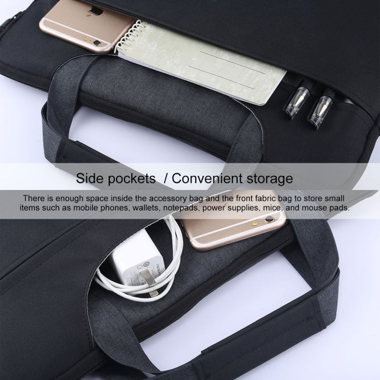 HAWEEL 13.3 inch Laptop Handbag, For Macbook, Samsung, Lenovo, Sony, DELL Alienware, CHUWI, ASUS, HP, 13.3 inch and Below Laptops(Black)