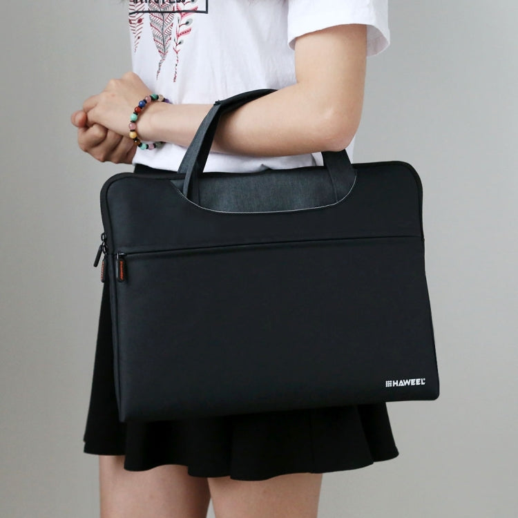 HAWEEL 13.3 inch Laptop Handbag, For Macbook, Samsung, Lenovo, Sony, DELL Alienware, CHUWI, ASUS, HP, 13.3 inch and Below Laptops(Black)