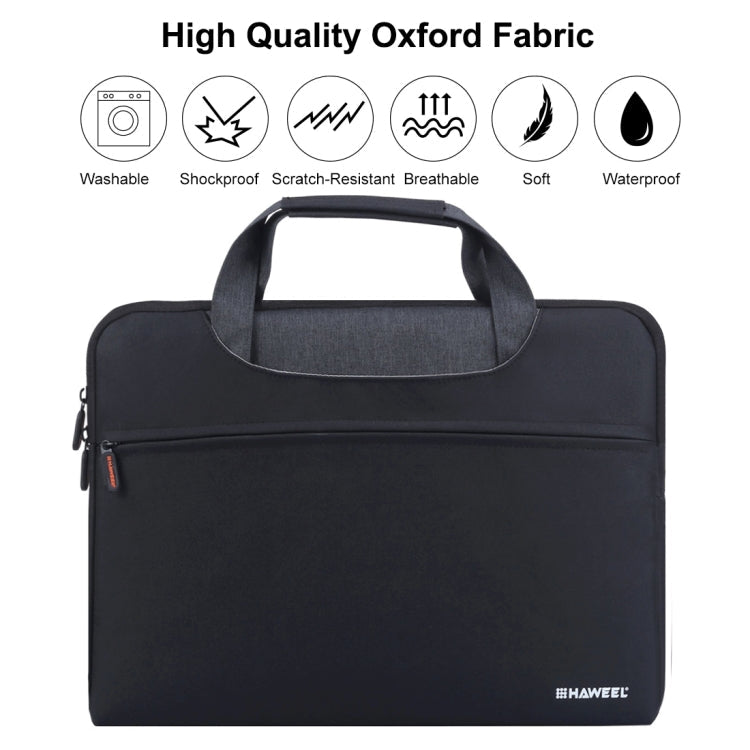 HAWEEL 13.3 inch Laptop Handbag, For Macbook, Samsung, Lenovo, Sony, DELL Alienware, CHUWI, ASUS, HP, 13.3 inch and Below Laptops(Black)