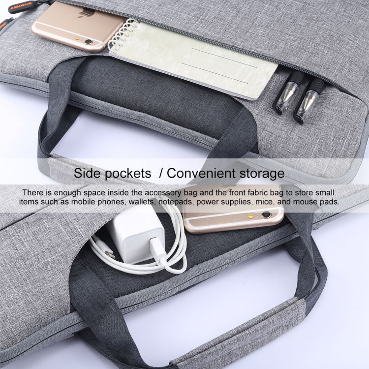 HAWEEL 13.3 inch Laptop Handbag, For Macbook, Samsung, Lenovo, Sony, DELL Alienware, CHUWI, ASUS, HP, 13.3 inch and Below Laptops(Grey)