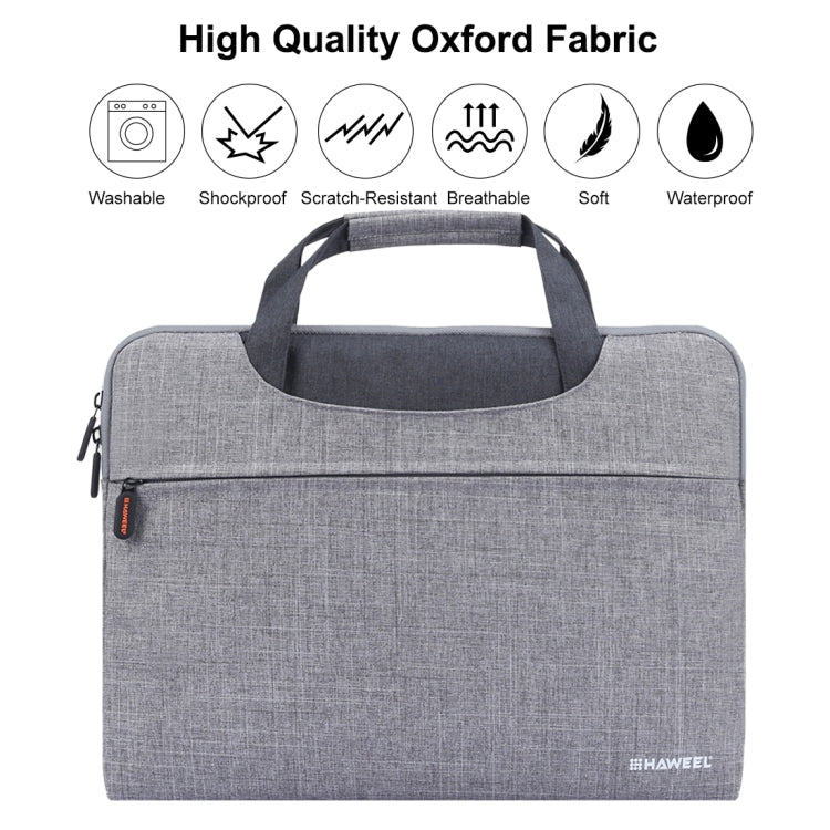 HAWEEL 13.3 inch Laptop Handbag, For Macbook, Samsung, Lenovo, Sony, DELL Alienware, CHUWI, ASUS, HP, 13.3 inch and Below Laptops(Grey)