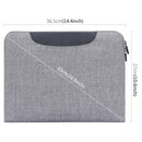 HAWEEL 13.3 inch Laptop Handbag, For Macbook, Samsung, Lenovo, Sony, DELL Alienware, CHUWI, ASUS, HP, 13.3 inch and Below Laptops(Grey)