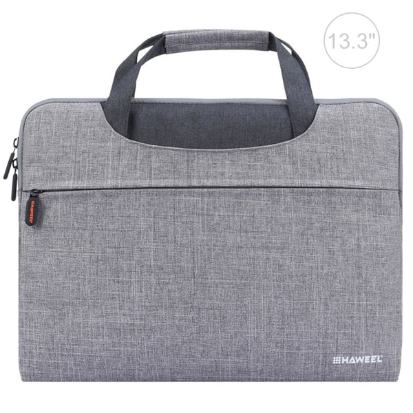 HAWEEL 13.3 inch Laptop Handbag, For Macbook, Samsung, Lenovo, Sony, DELL Alienware, CHUWI, ASUS, HP, 13.3 inch and Below Laptops(Grey)