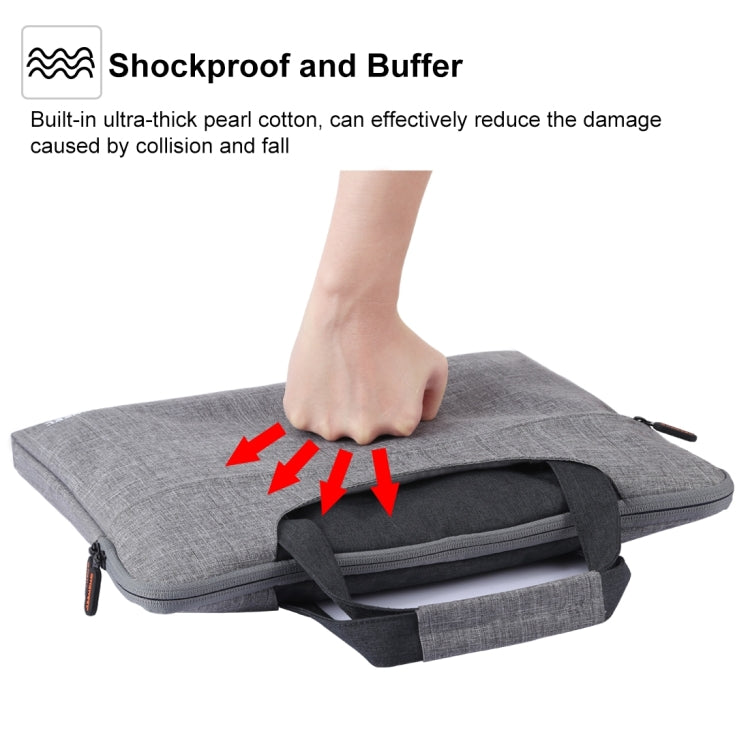 HAWEEL 13.3 inch Laptop Handbag, For Macbook, Samsung, Lenovo, Sony, DELL Alienware, CHUWI, ASUS, HP, 13.3 inch and Below Laptops(Grey)