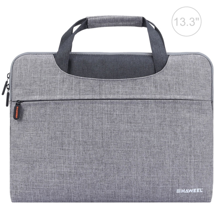 HAWEEL 13.3 inch Laptop Handbag, For Macbook, Samsung, Lenovo, Sony, DELL Alienware, CHUWI, ASUS, HP, 13.3 inch and Below Laptops(Grey)