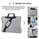 HAWEEL 15.6inch Laptop Handbag, For Macbook, Samsung, Lenovo, Sony, DELL Alienware, CHUWI, ASUS, HP, 15.6 inch and Below Laptops(Grey)