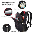 HAWEEL 14W Foldable Removable Solar Power Outdoor Portable Dual Shoulders Laptop Backpack, USB Output: 5V 2.1A Max(Black)