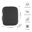 HAWEEL Watch Band Organizer Box Digital Cable Storage Case(Black)