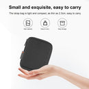 HAWEEL Watch Band Organizer Box Digital Cable Storage Case(Black)