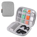 HAWEEL Watch Band Organizer Box Digital Cable Storage Case(Grey)