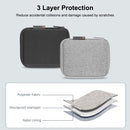 HAWEEL Watch Band Organizer Box Digital Cable Storage Case(Grey)