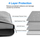 HAWEEL 14.0 inch-15.0 inch Laptop Sleeve Case Zipper Briefcase Handbag For Macbook, Samsung, Lenovo Thinkpad, Sony, DELL Alienware, CHUWI, ASUS, HP Laptops(Grey)
