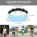 HAWEEL Running Belt Waist Fanny Pack Bag Sports Waterproof Waist Phone Pocket(Blue)