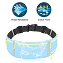 HAWEEL Running Belt Waist Fanny Pack Bag Sports Waterproof Waist Phone Pocket(Blue)