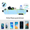 HAWEEL Running Belt Waist Fanny Pack Bag Sports Waterproof Waist Phone Pocket(Blue)