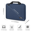 HAWEEL 14.0 inch Briefcase Crossbody Laptop Bag For Macbook, Lenovo Thinkpad, ASUS, HP(Navy Blue)