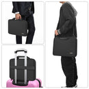 HAWEEL 15.0 inch -16.0 inch Briefcase Crossbody Laptop Bag For Macbook, Lenovo Thinkpad, ASUS, HP(Black)
