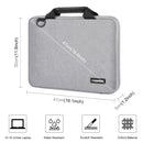 HAWEEL 15.0 inch -16.0 inch Briefcase Crossbody Laptop Bag For Macbook, Lenovo Thinkpad, ASUS, HP(Grey)