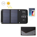 HAWEEL 14W Foldable Solar Panel Charger with 5V / 2.4A Max Dual USB Ports