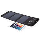 HAWEEL 21W Foldable Solar Panel Charger with 5V 3A Max Dual USB Ports