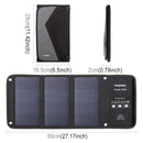 HAWEEL 21W Foldable Solar Panel Charger with 5V 3A Max Dual USB Ports