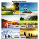 HAWEEL 28W Foldable Solar Panel Charger with 5V 2.9A Max Dual USB Ports