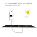 HAWEEL 14W 4-Fold ETFE Solar Panel Charger with 5V / 2.1A Max Dual USB Ports, Support QC3.0 and AFC(Black)