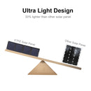 HAWEEL 14W 4-Fold ETFE Solar Panel Charger with 5V / 2.1A Max Dual USB Ports, Support QC3.0 and AFC(Black)