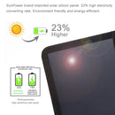 HAWEEL 21W Ultrathin 3-Fold Foldable 5V / 3A Solar Panel Charger with Dual USB Ports, Support QC3.0 and AFC(Black)