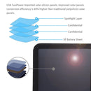 HAWEEL 21W Ultrathin 3-Fold Foldable 5V / 3A Solar Panel Charger with Dual USB Ports, Support QC3.0 and AFC(Black)