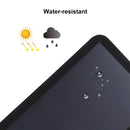 HAWEEL 21W Ultrathin 3-Fold Foldable 5V / 3A Solar Panel Charger with Dual USB Ports, Support QC3.0 and AFC(Black)