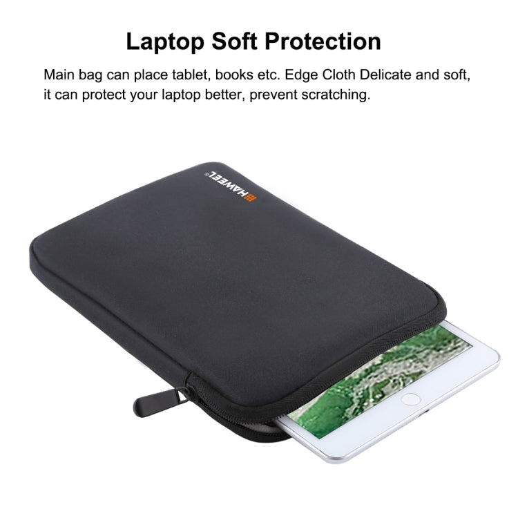 HAWEEL 7.9 inch Sleeve Case Zipper Briefcase Carrying Bag, For iPad mini 4 / iPad mini 3 / iPad mini 2 / iPad mini, Galaxy, Lenovo, Sony, Xiaomi, Huawei 7.9 inch Tablets(Black)