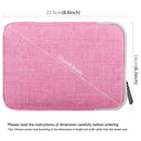 HAWEEL 7.9 inch Sleeve Case Zipper Briefcase Carrying Bag, For iPad mini 4 / iPad mini 3 / iPad mini 2 / iPad mini, Galaxy, Lenovo, Sony, Xiaomi, Huawei 7.9 inch Tablets(Pink)