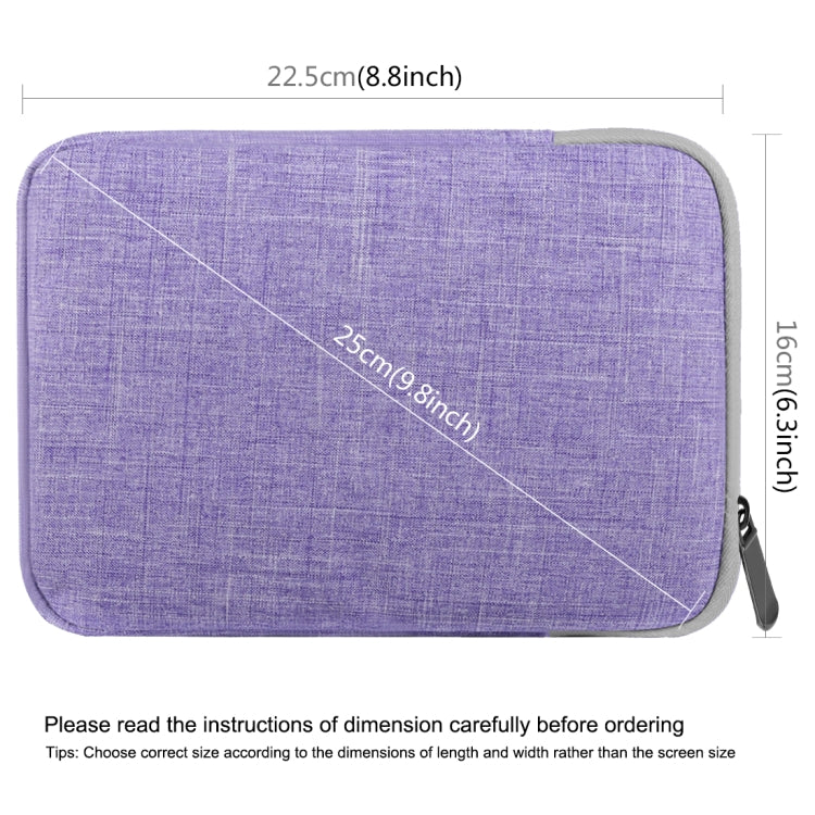 HAWEEL 7.9 inch Sleeve Case Zipper Briefcase Carrying Bag, For iPad mini 4 / iPad mini 3 / iPad mini 2 / iPad mini, Galaxy, Lenovo, Sony, Xiaomi, Huawei 7.9 inch Tablets(Purple)