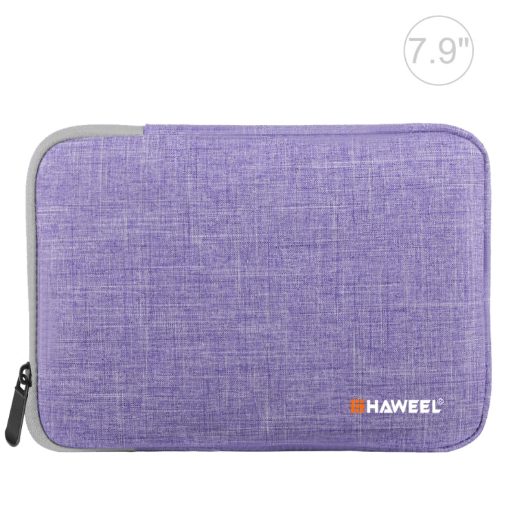 HAWEEL 7.9 inch Sleeve Case Zipper Briefcase Carrying Bag, For iPad mini 4 / iPad mini 3 / iPad mini 2 / iPad mini, Galaxy, Lenovo, Sony, Xiaomi, Huawei 7.9 inch Tablets(Purple)