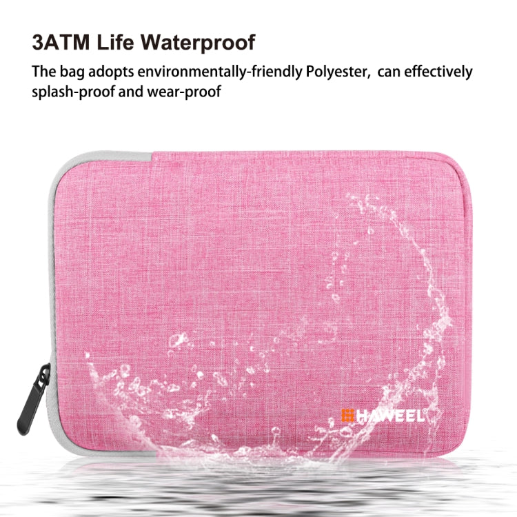 HAWEEL 9.7 inch Sleeve Case Zipper Briefcase Carrying Bag, For iPad 9.7 inch / iPad Pro 9.7 inch, Galaxy, Lenovo, Sony, Xiaomi, Huawei 9.7 inch Tablets(Pink)