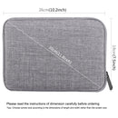HAWEEL 9.7 inch Sleeve Case Zipper Briefcase Carrying Bag, For iPad 9.7 inch / iPad Pro 9.7 inch, Galaxy, Lenovo, Sony, Xiaomi, Huawei 9.7 inch Tablets(Grey)
